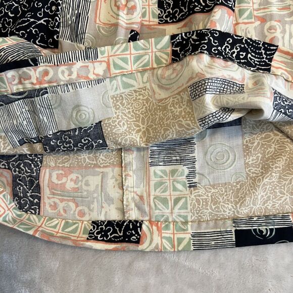 VTG Katie Brooke Skirt Womens 10 Patchwork Abstract Boho Festival 80s Hippie - Picture 11 of 12
